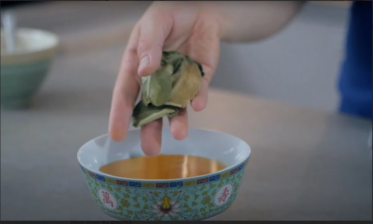 Traditional tea preparation